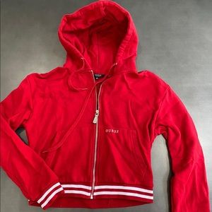 Guess Red Cropped Jacket